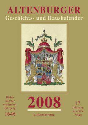 Jahrgang 2007 des umfangreichen Jahrbuches für das Altenburger Land mit Chroniken, Rückblicken, historischen, kulturellen und naturkundlichen Beiträgen. Diesmal mit Sonderteil: 700 Jahre Schlacht bei Lucka!